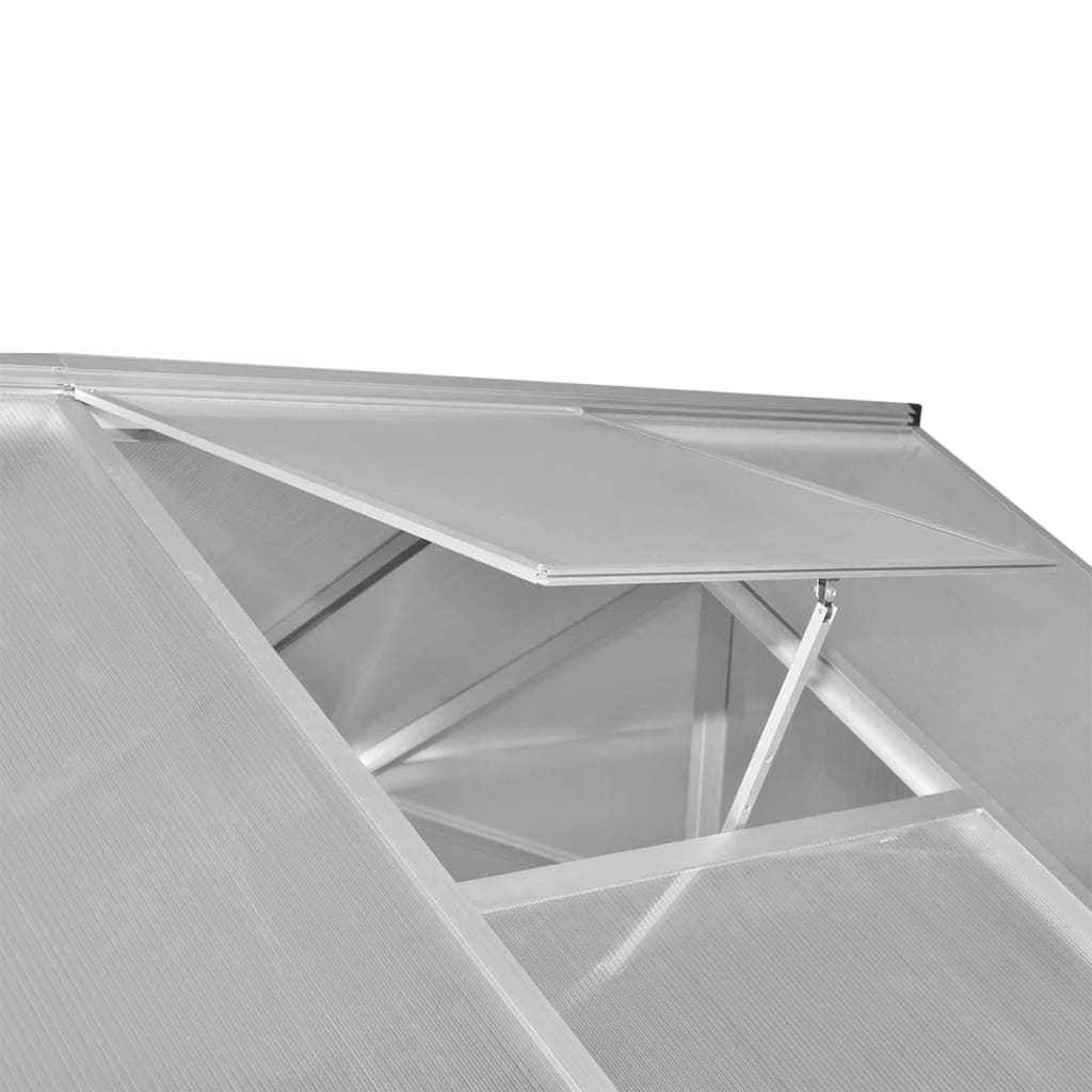 vidaXL Greenhouse Outdoor Grow House Green House with Base Frame Aluminum-1