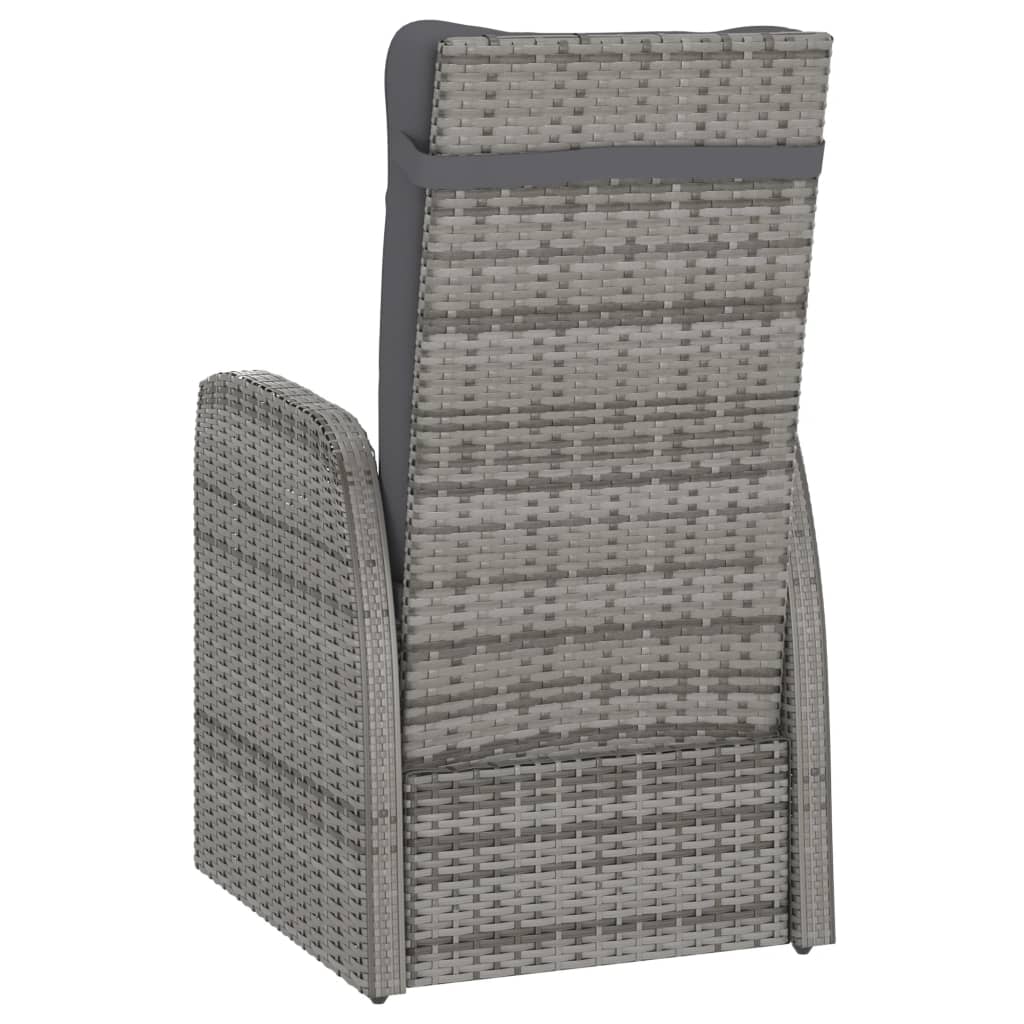 vidaXL Patio Dining Set Outdoor Dining Set Table and Chair Set Poly Rattan-4
