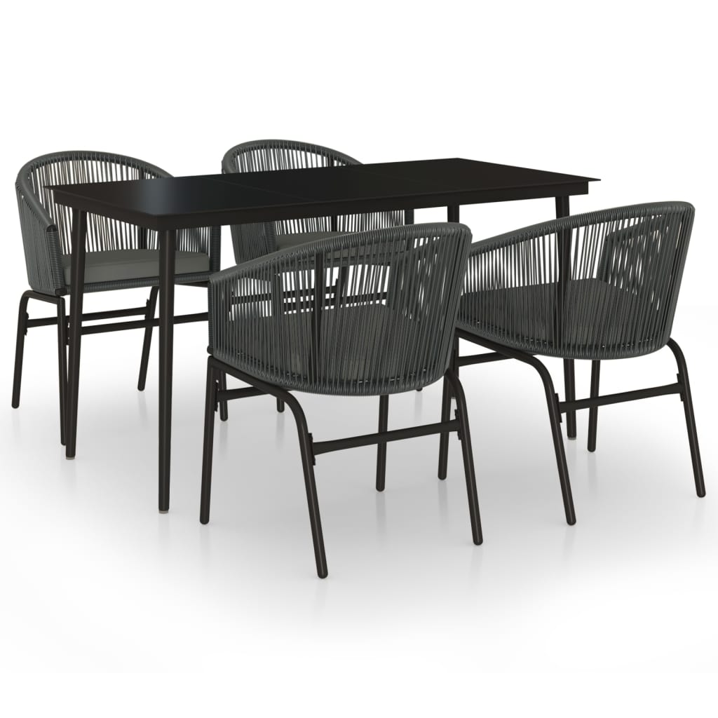 vidaXL Patio Dining Set Outdoor Garden Seat 3/5/7/9 Piece Multi Colors/Sizes-4