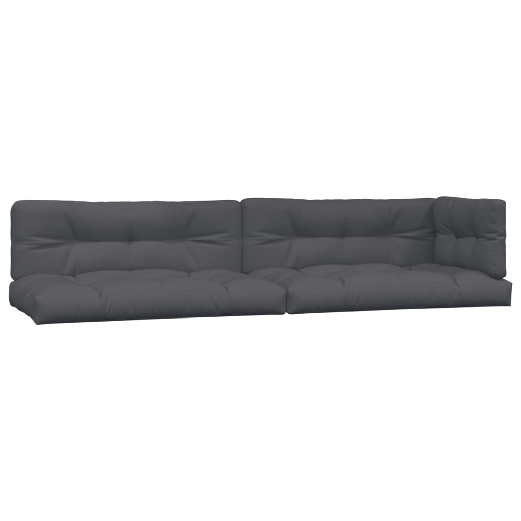 vidaXL 6 Piece Patio Pallet Sofa Set with Cushions Solid Wood Acacia-2