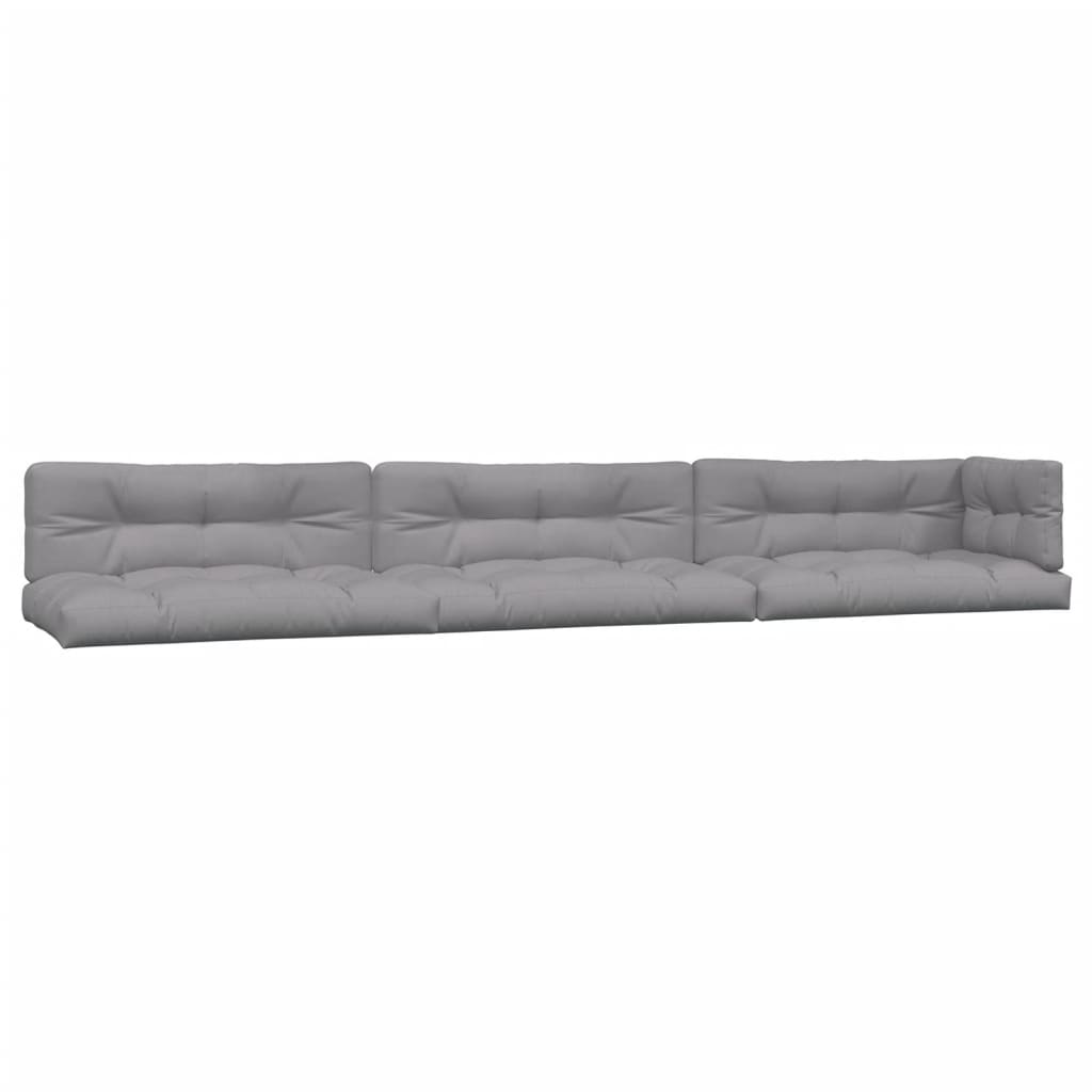 vidaXL 6 Piece Patio Pallet Sofa Set with Cushions Solid Wood Acacia-2