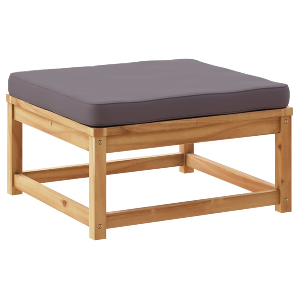 vidaXL 8 Piece Patio Lounge Set with Cushions Solid Wood Acacia-2