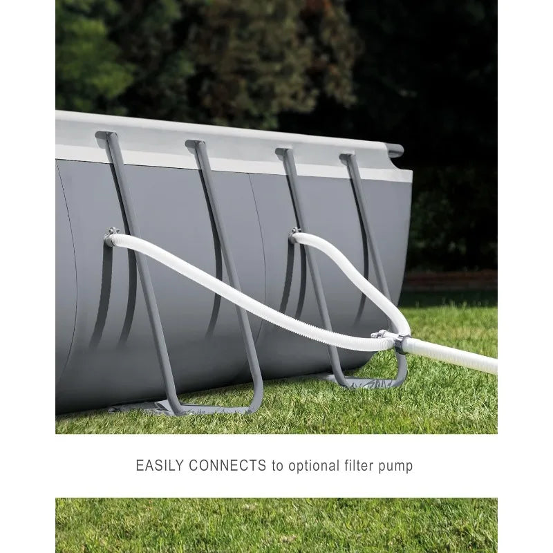 INTEX 26363EH Ultra XTR Deluxe Rectangular Above Ground Swimming Pool Set