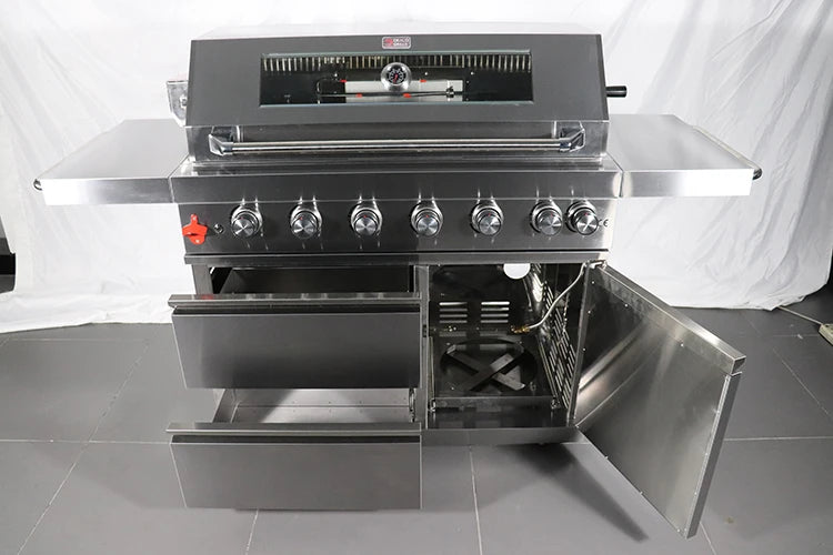 Window Grill Design Portable Garden Kitchen Electric Motor 6 burner Barbecue Bgas Bbq Grill