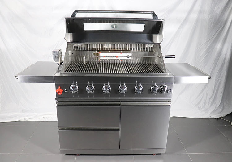 Window Grill Design Portable Garden Kitchen Electric Motor 6 burner Barbecue Bgas Bbq Grill
