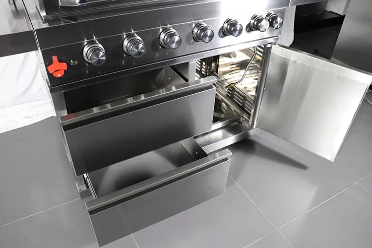 Window Grill Design Portable Garden Kitchen Electric Motor 6 burner Barbecue Bgas Bbq Grill