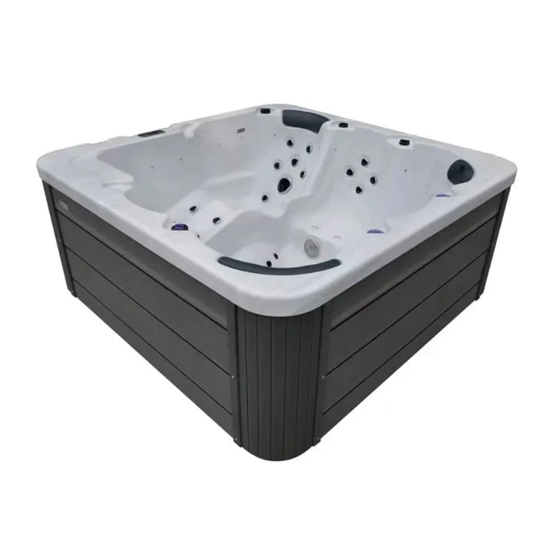LED approved acrylic massage hot tub above ground jacuzzier outdoor spa for 6 person