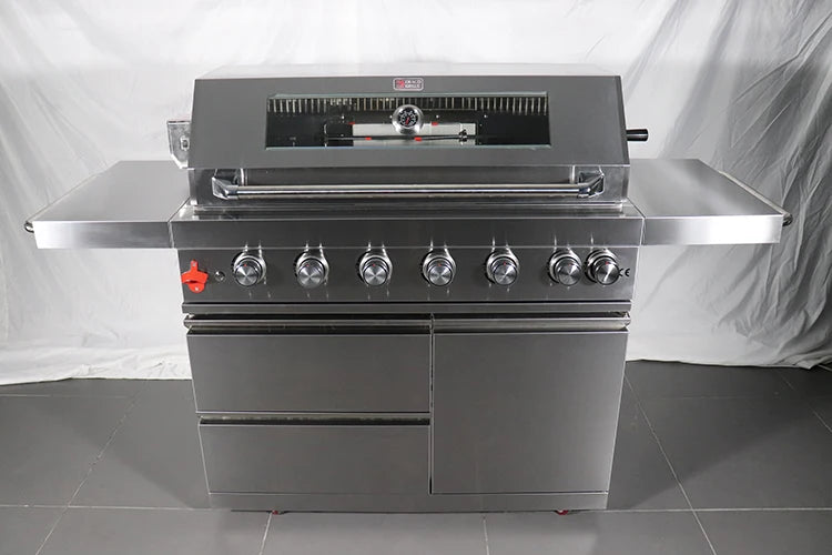 Window Grill Design Portable Garden Kitchen Electric Motor 6 burner Barbecue Bgas Bbq Grill