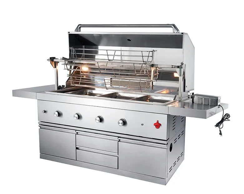 Window Grill Design Portable Garden Kitchen Electric Motor 6 burner Barbecue Bgas Bbq Grill