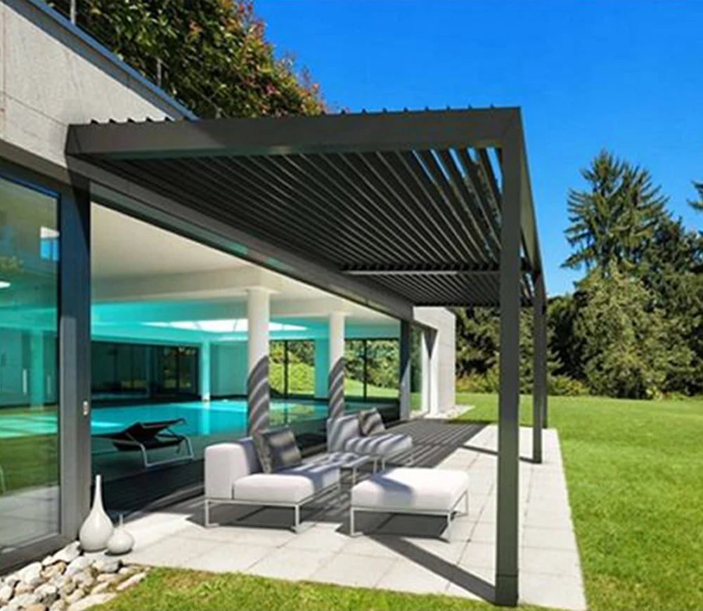 Customized Bioclimatic Aluminum Pergola – Outdoor Patio