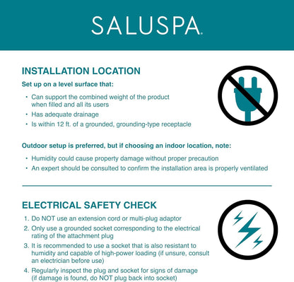 Smart App Control LED Hot Tub 4-6-1