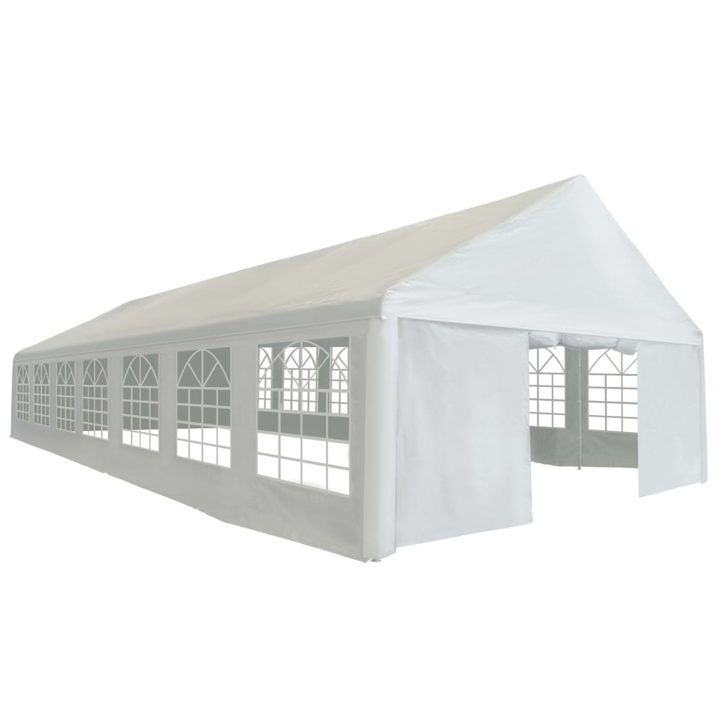vidaXL Party Tent Outdoor Canopy Tent Patio Gazebo Marquee Beach Shelter White-1