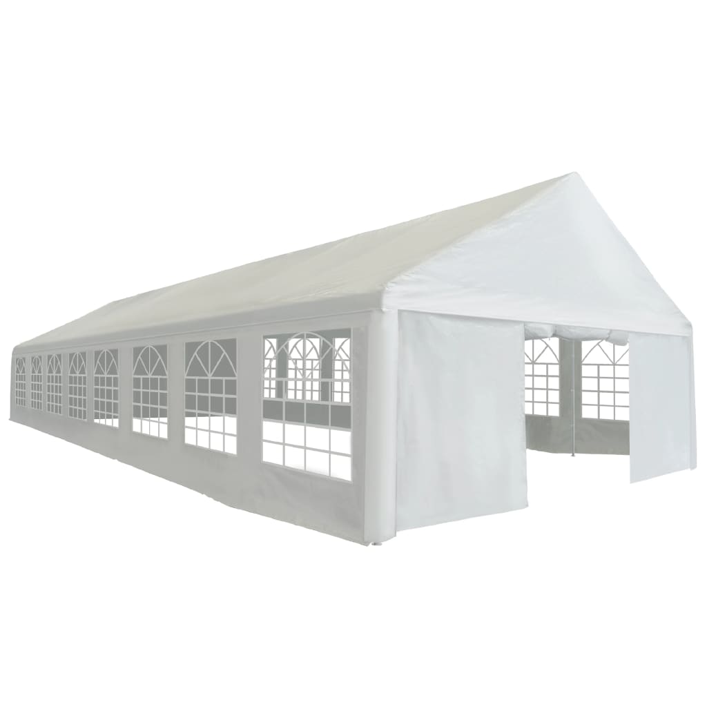 vidaXL Party Tent Outdoor Canopy Tent Patio Gazebo Marquee Beach Shelter White-2