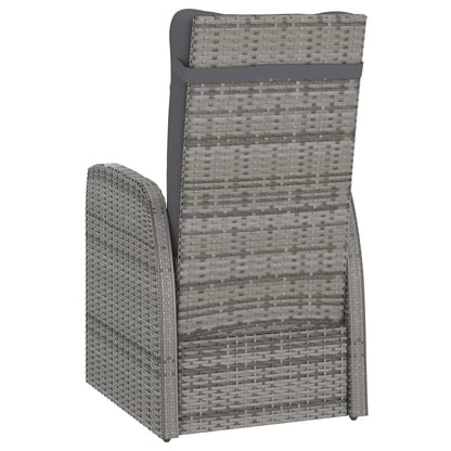 vidaXL Patio Dining Set Outdoor Dining Set Table and Chair Set Poly Rattan-4