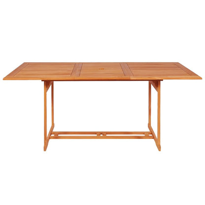 vidaXL 7 Piece Patio Dining Set with Cushions Solid Teak Wood-1