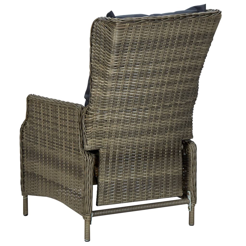 vidaXL Patio Dining Set Outdoor Dining Table and Chairs Patio Conversation Set-4