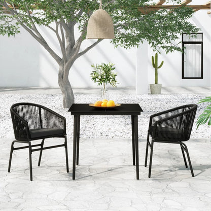 vidaXL Patio Dining Set Outdoor Garden Seat 3/5/7/9 Piece Multi Colors/Sizes-11