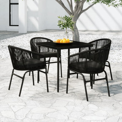 vidaXL Patio Dining Set Outdoor Garden Seat 3/5/7/9 Piece Multi Colors/Sizes-10