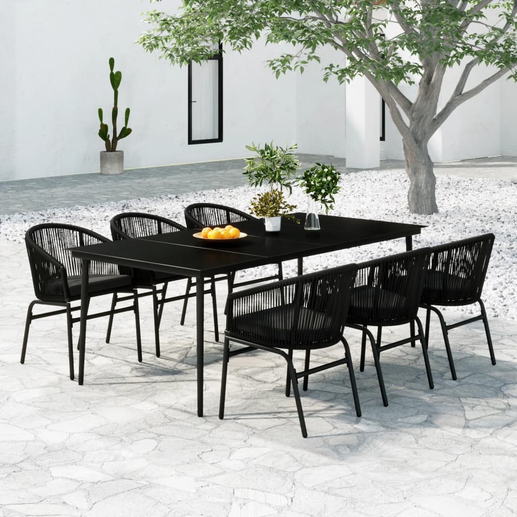 vidaXL Patio Dining Set Outdoor Garden Seat 3/5/7/9 Piece Multi Colors/Sizes-15