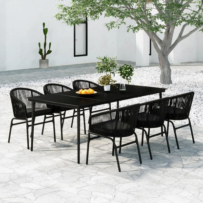 vidaXL Patio Dining Set Outdoor Garden Seat 3/5/7/9 Piece Multi Colors/Sizes-15