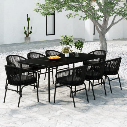 vidaXL Patio Dining Set Outdoor Garden Seat 3/5/7/9 Piece Multi Colors/Sizes-12