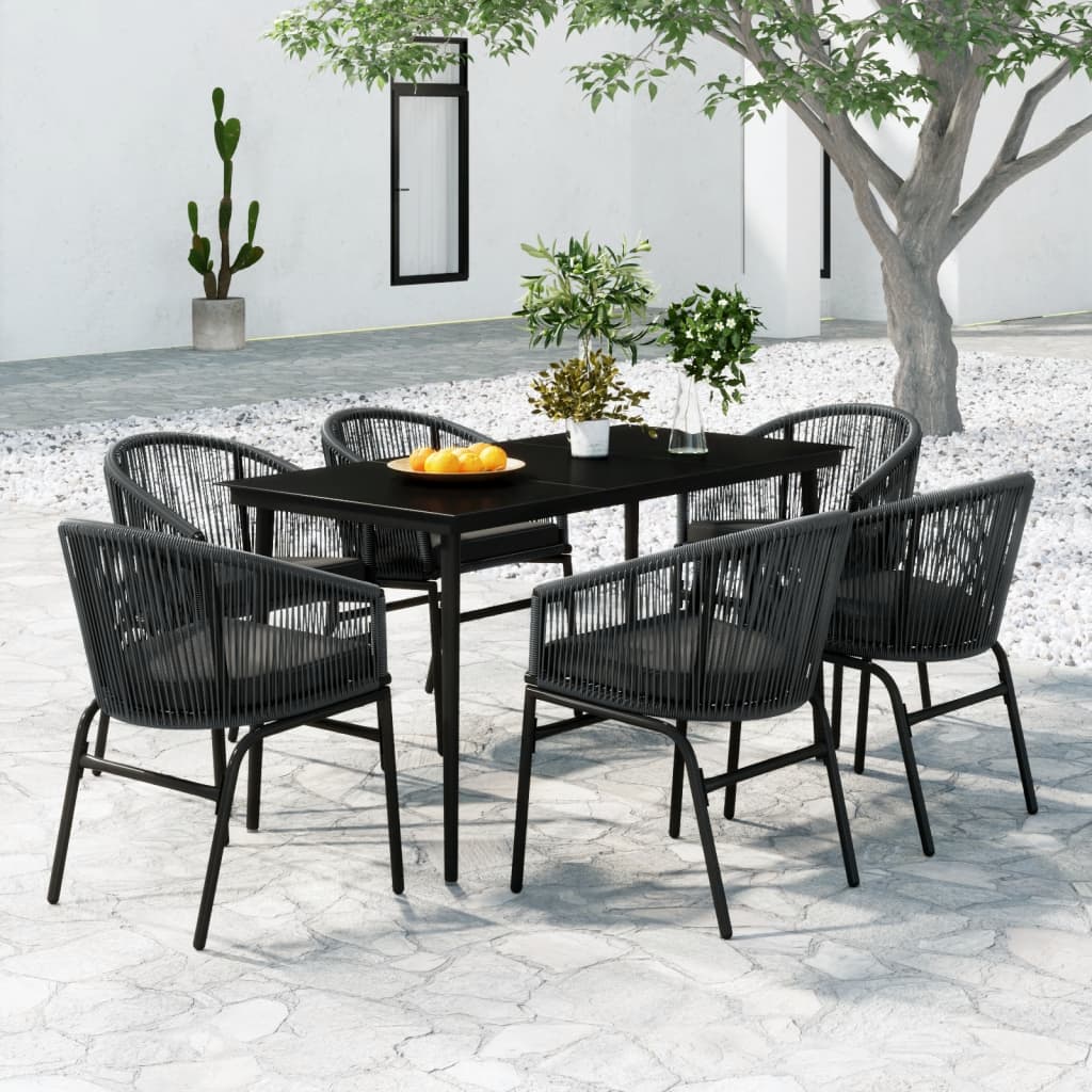 vidaXL Patio Dining Set Outdoor Garden Seat 3/5/7/9 Piece Multi Colors/Sizes-8