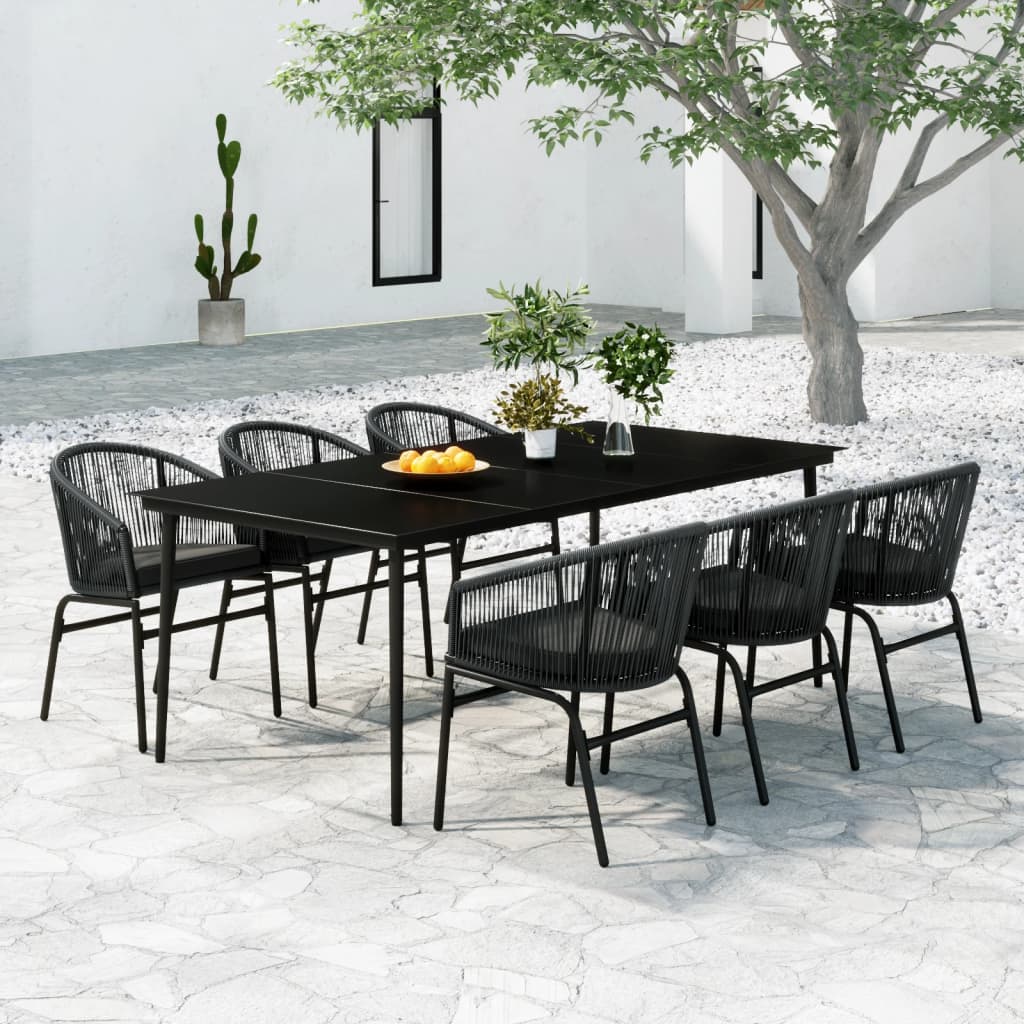vidaXL Patio Dining Set Outdoor Garden Seat 3/5/7/9 Piece Multi Colors/Sizes-5