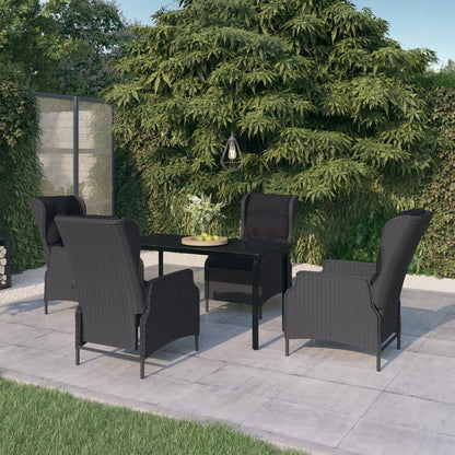 vidaXL Patio Dining Set Outdoor Dining Set Table and Chair Set for Garden-15