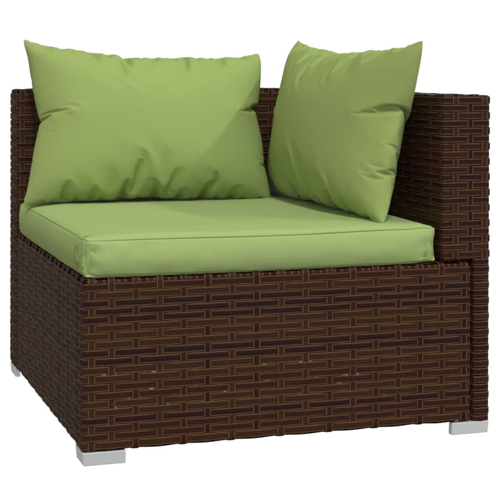 A modular patio sofa set with an aluminum frame, perfect for outdoor use.


