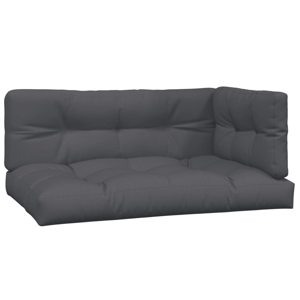 vidaXL 5 Piece Patio Pallet Sofa Set with Cushions Solid Wood Acacia-4