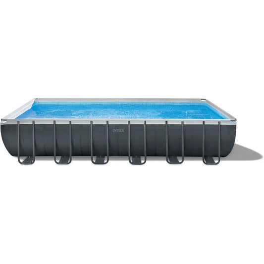INTEX 26363EH Ultra XTR Deluxe Rectangular Above Ground Swimming Pool Set