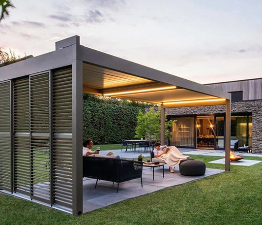 Customized Bioclimatic Aluminum Pergola – Outdoor Patio