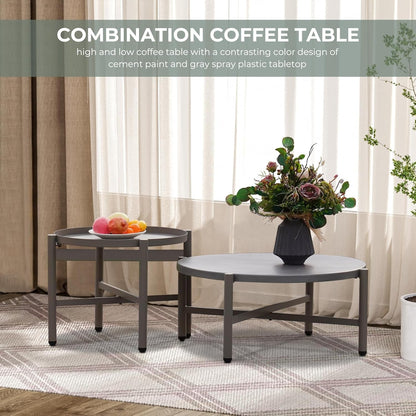 Modern 5-Piece Outdoor Sofa Set with Waterproof Cushions-3